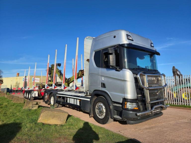 SCANIA R500 XT 2021 (21) EURO 6, 6X2 FORESTRY DRAWBAR OUTFIT, REAR LIFT & STEER 