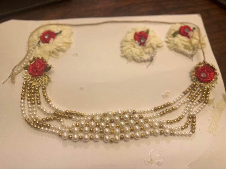 Jewellery for Pakistani event mehndi