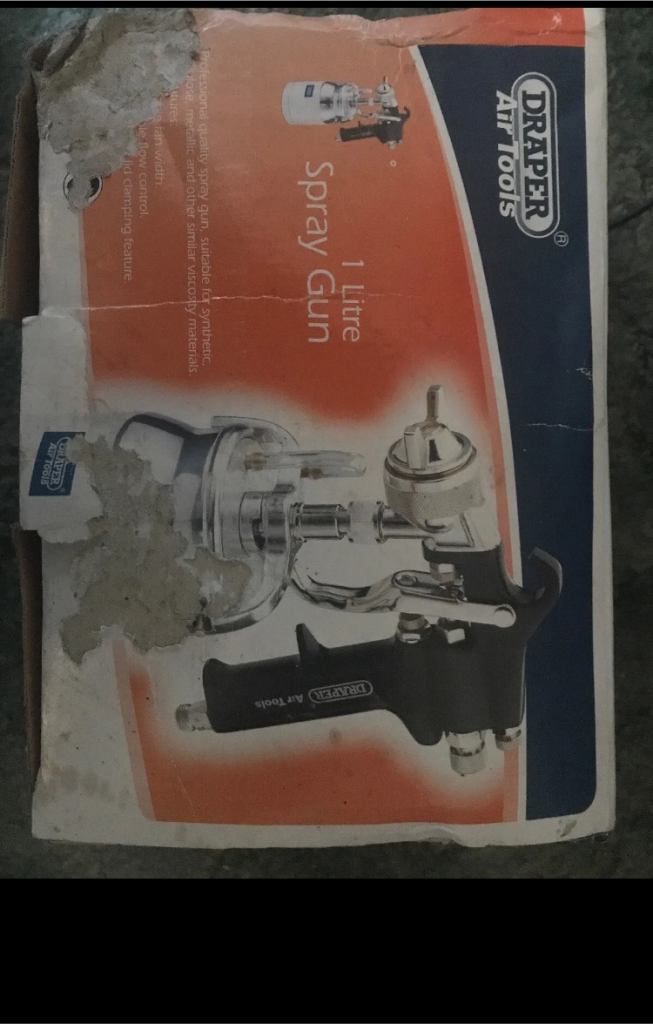 Draper 1 Litre Spray Gun 4212 Pro 1.8mm Nozzle