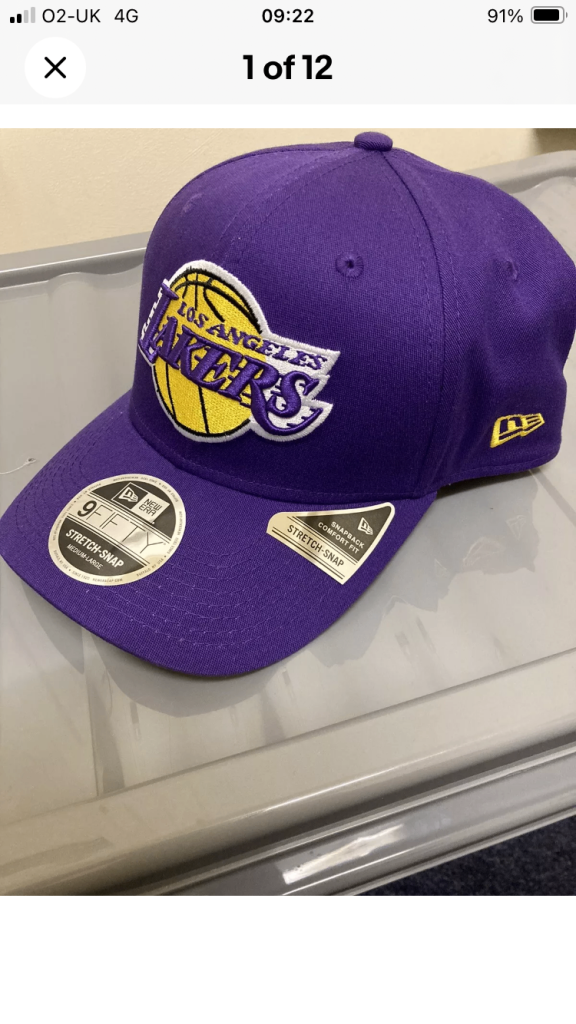 Los Angeles Lakers New Era 9fifty (MEDIUM/LARGE) SnapBack cap New!