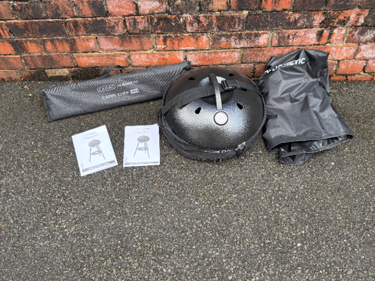 Cadac Carri Chef 40 Gas BBQ including Cover and Portable Gas Supply