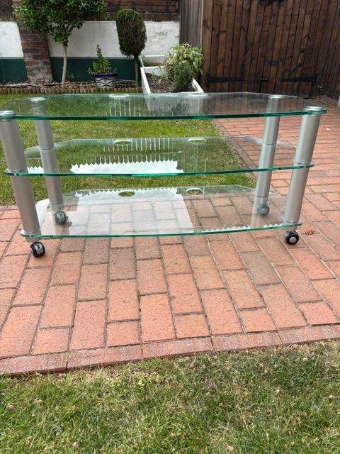 Glass TV Stand