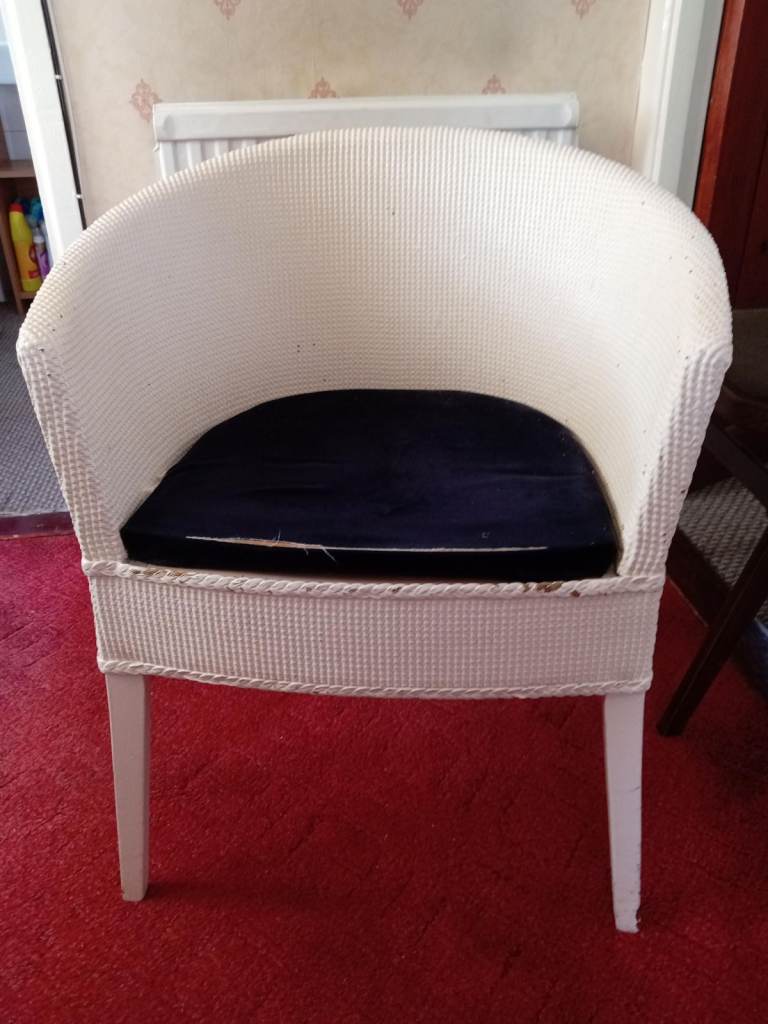 [Free] Vintage Lloyd Loom Style Tub Chair – Perfect Upcycle Project