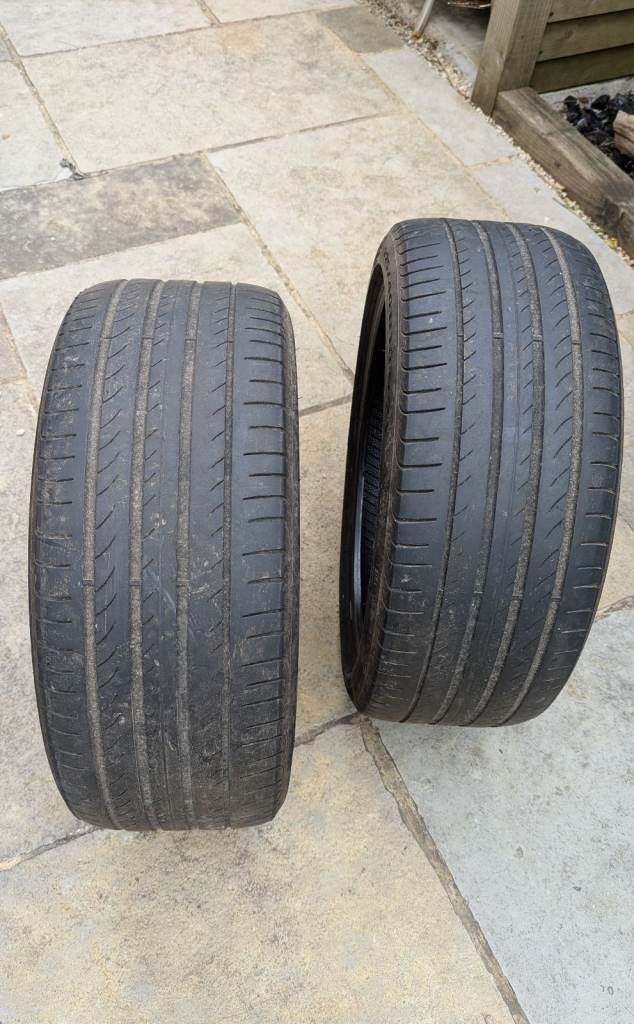 2 x Pirelli car tyres