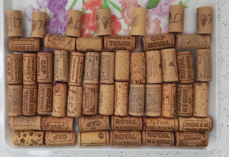 51 Used wine corks:  Fishing? Craft? Wedding? 