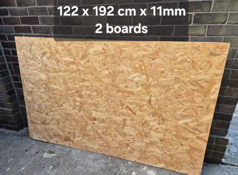 Four (4) OSB Boards - 11mm Good Condition