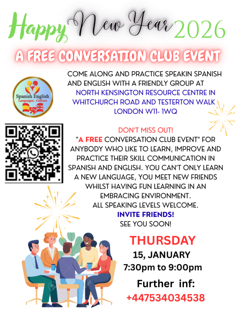A free language exchange Spanish and English and Culture 