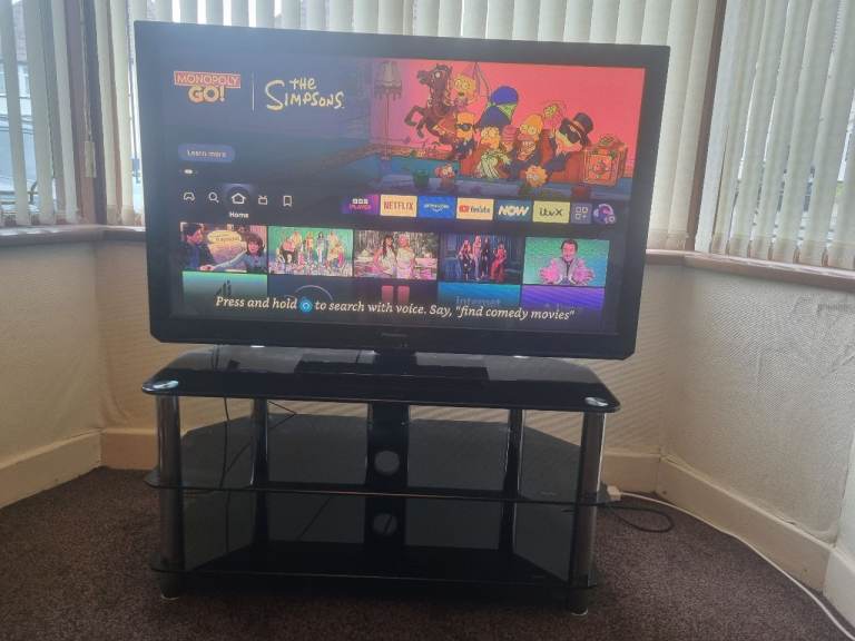 Panasonic 50inch tv and stand 