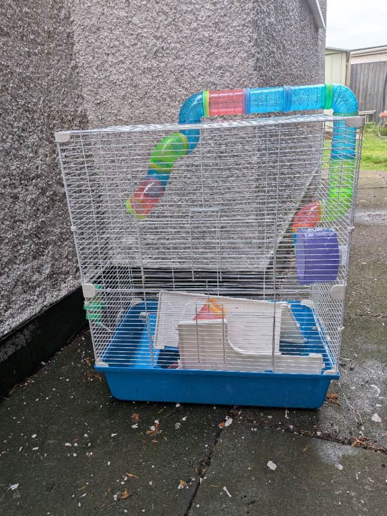 Large Hamster Cage with Tunnels and Accessories