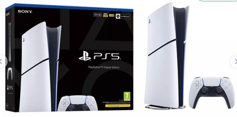 PlayStation 5 Digital Edition - Slim Console + NEW +
