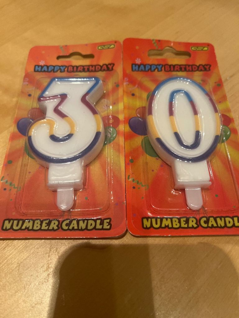 (974) Birthday cake numbers, new!