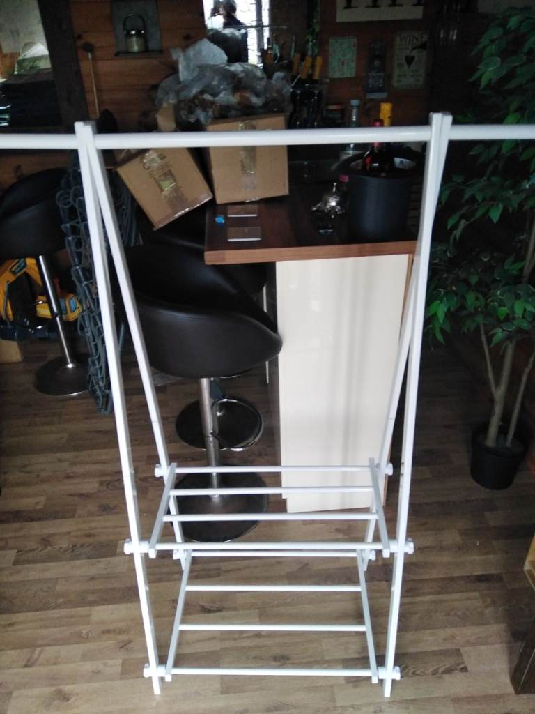 image for  white clothes rail