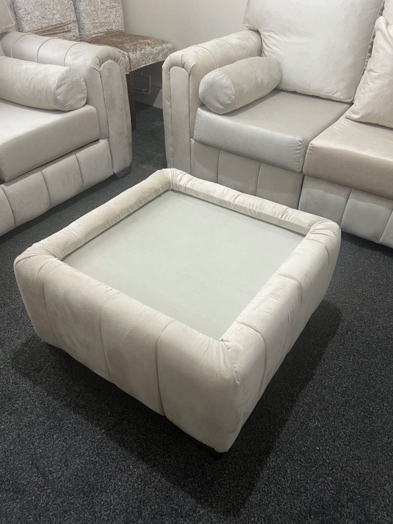 Sofa set with matching table 