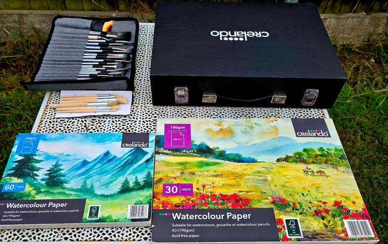 Crelando Artists Paint Box Set, 174-Piece