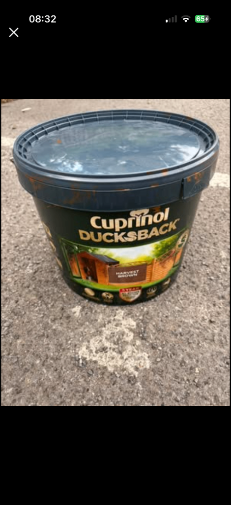 Cuprinol fence paint - 8 litres