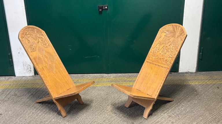 HALF PRICE - Palaver Chairs, Brazilian Rosewood