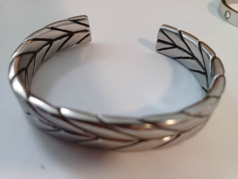 Collection of metal bangles 
