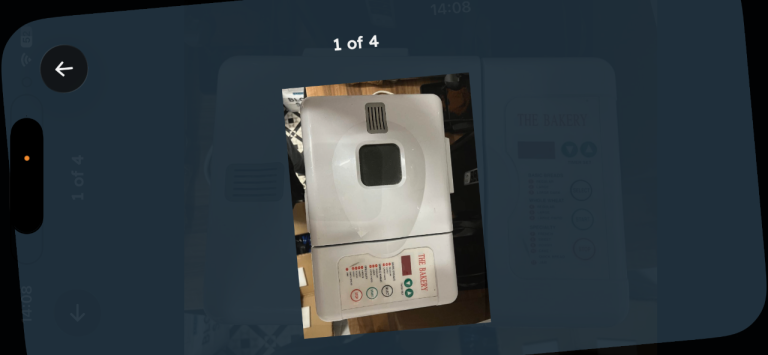 THE BAKER White Bread Maker – Good Condition