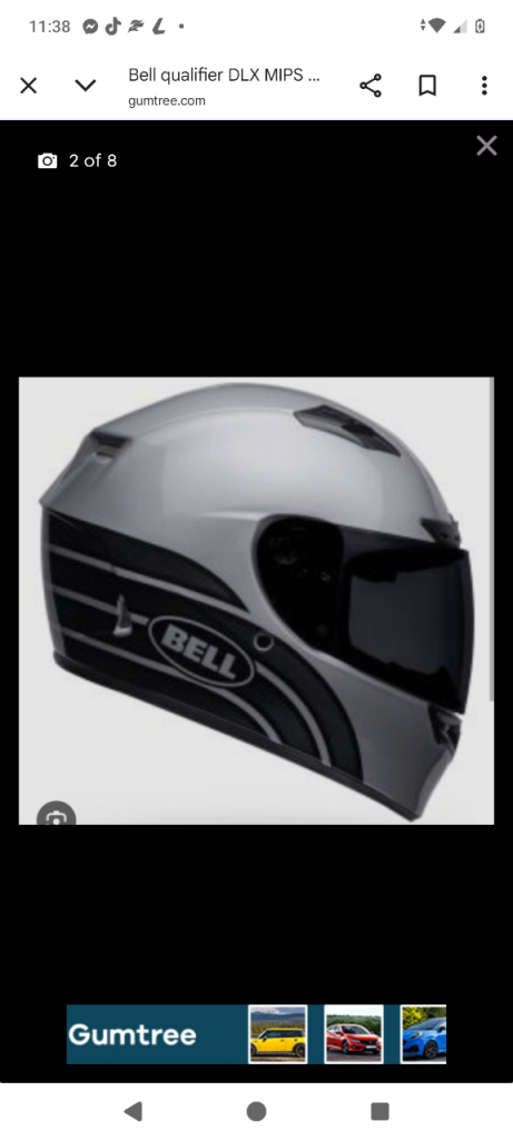 Bell qualifier DLX MIPS ACE-4 charcoal grey and blackmotorcycle helmet size XL brand new 