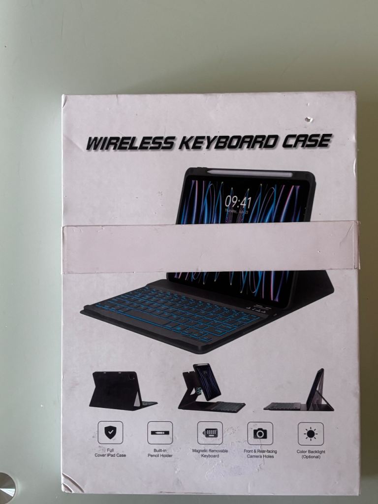 Wireless Keyboard Case for iPad – New, Boxed