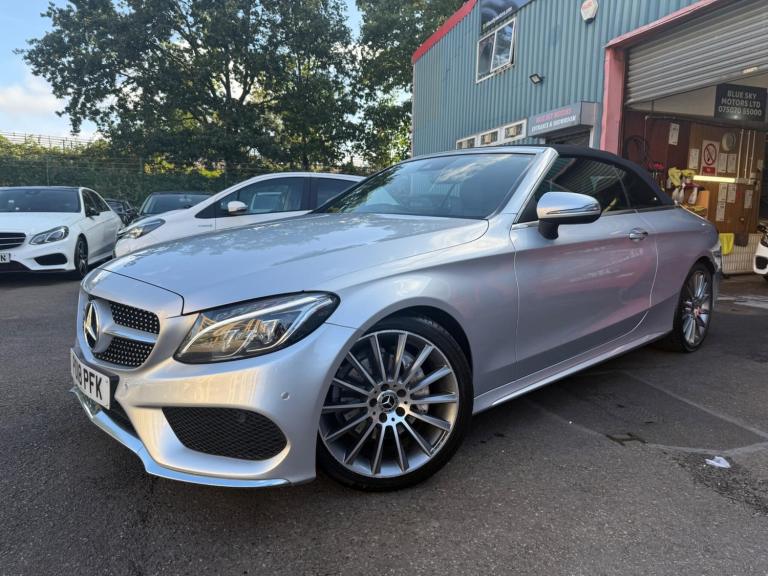 2018 Mercedes-Benz C Class 2.1 C220d AMG Line Cabriolet G-Tronic+ Euro 6 (s/s) 2dr CONVERTIBLE Di...