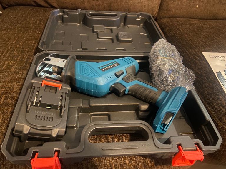 image for Cordless reciprocating saw new 