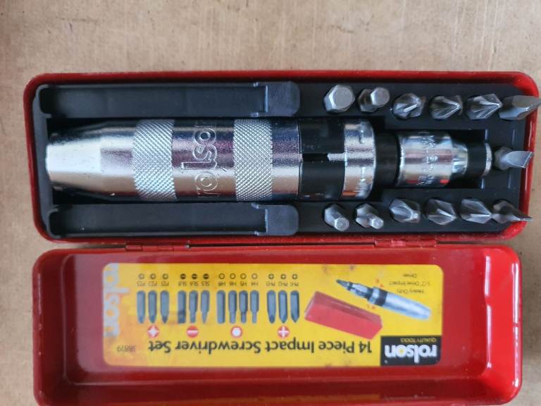 Rolsons Impact Screwdriver Set 