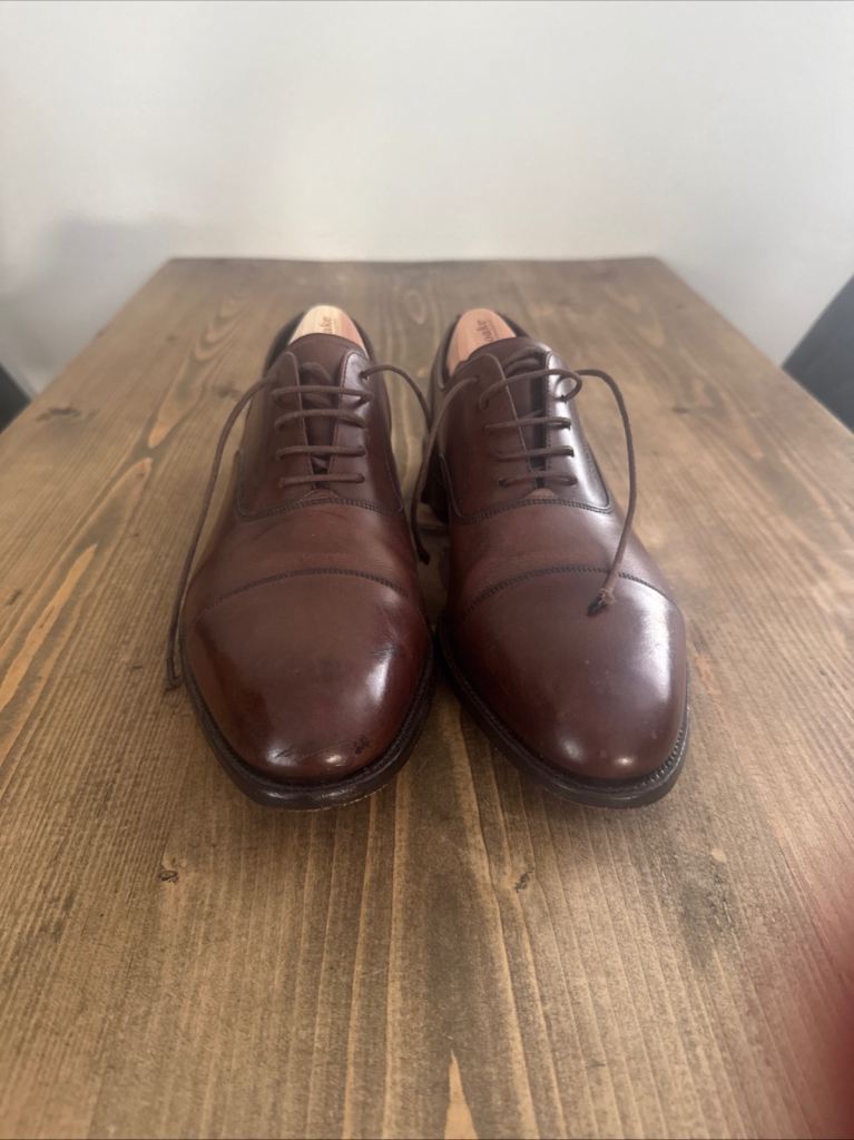Loake Brown Leather Oxford Shoes – Good Condition