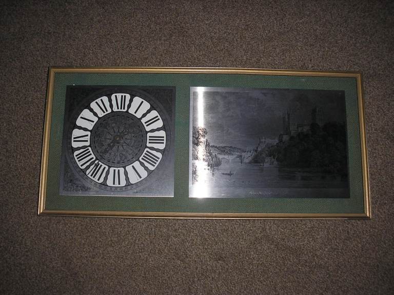 Retro wall clock in perfect working order from pet & smoke free home