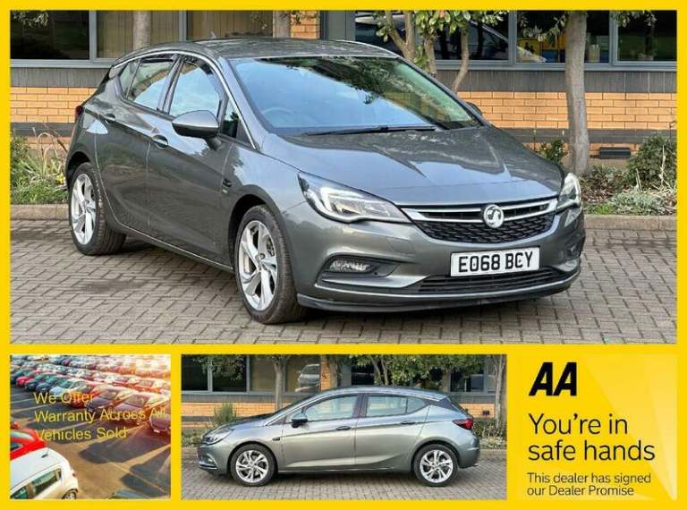 2018 Vauxhall Astra 1.6i Turbo SRi Nav Euro 6 (s/s) 5dr HATCHBACK Petrol Manual