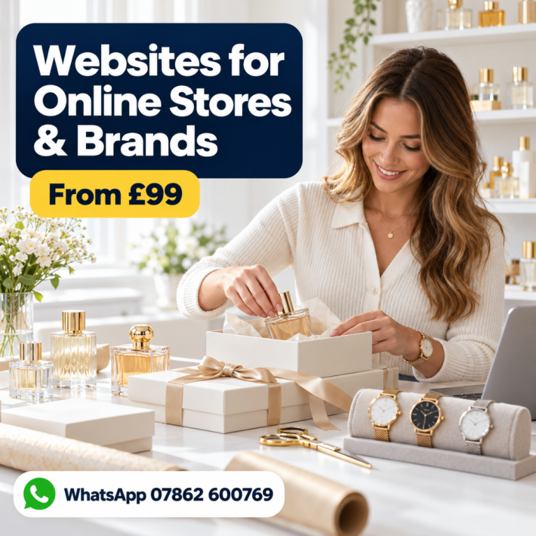 Watch & Perfume Website Design | Web Designer Developer Development Social Media Ads SEO Logo