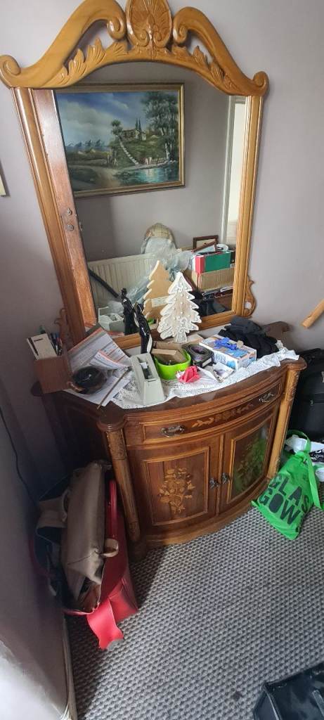 Free furniture and matching mirror for hallway