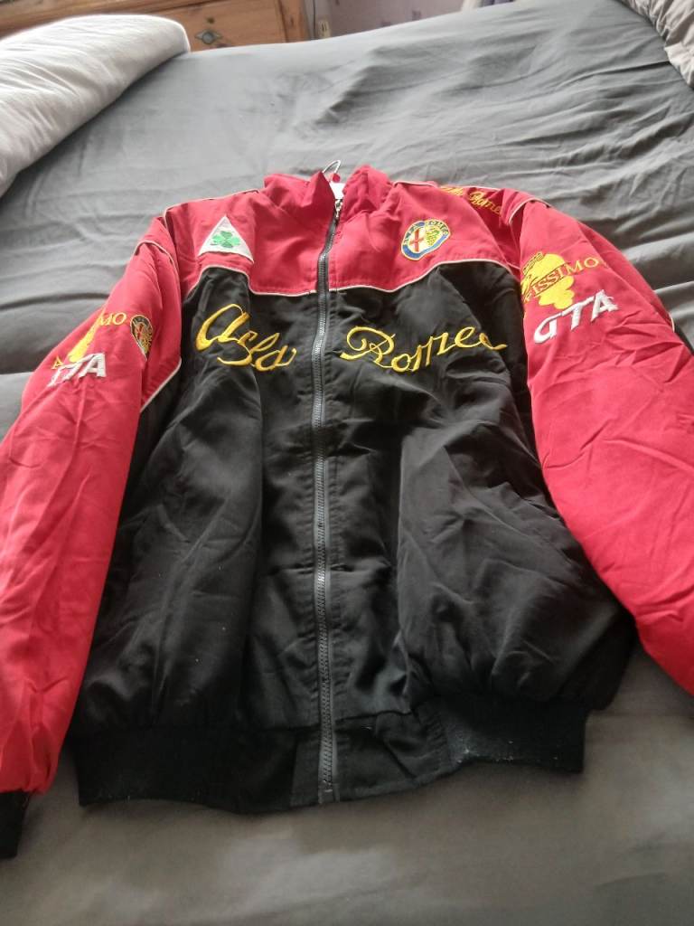 Alfa Romeo Racing Jacket XXL – Red & Black, Good Condition