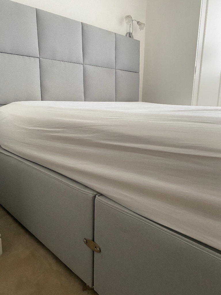 King size bed frame.