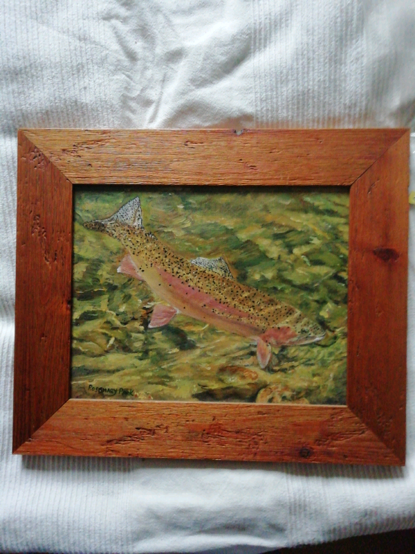 Original Art. Painting of a Trout 