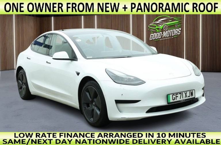 2021 71 TESLA MODEL 3 STANDARD RANGE PLUS SALOON 4DR ELECTRIC AUTO RWD (241 BHP)