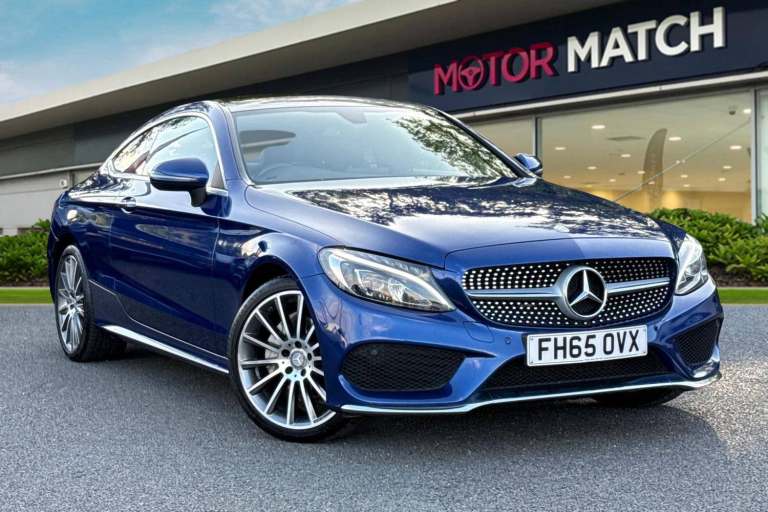 2015 Mercedes-Benz C Class 2.0 C200 AMG Line (Premium) 7G-Tronic+ Euro 6 (s/s) 2dr Coupe PETROL A...