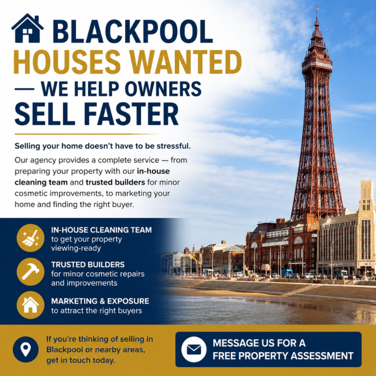 LANCASHIRE HOMEOWNERS — THINKING OF SELLING YOUR HOUSE?