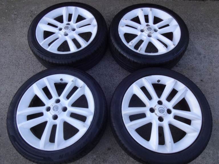 Vauxhall Corsa D SRI Set Of Alloy Wheels And Tyres 17" White