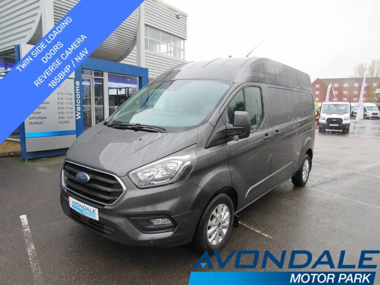 2022 Ford Transit Custom 320 EcoBlue Limited 185 BHP L2 H2 LWB HIGH ROOF VAN WITH TWIN SIDE DOORS...