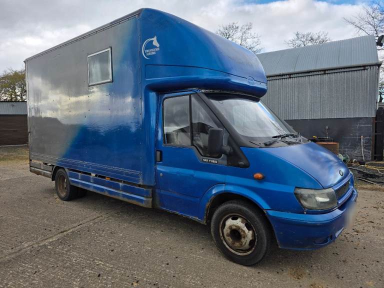 🚛 3.5T Horse lorry – 2003 Ford Transit with electric hook up, living & cameras - current MOT