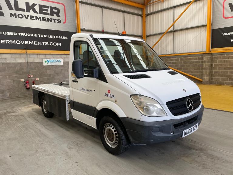 MERCEDES BENZ SPRINTER 311 CDI 3.5 TONNE FLATBED - 2008 - WU08 TZA