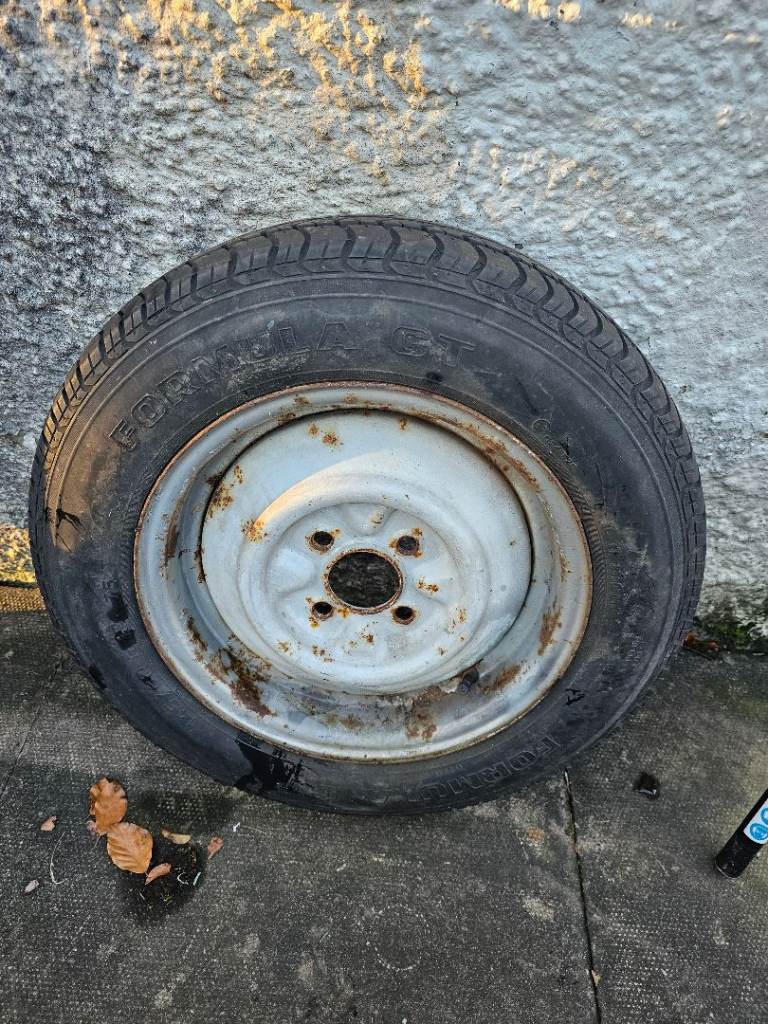 13" Caravan trailer spare wheel tyre 145 80 13