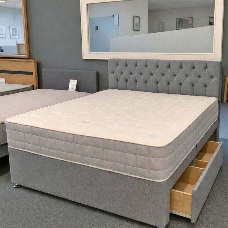 🛏️ Brand New Super King Size Divan Bed + Foam Mattress 25% OFF Booking Now Cheapest Price