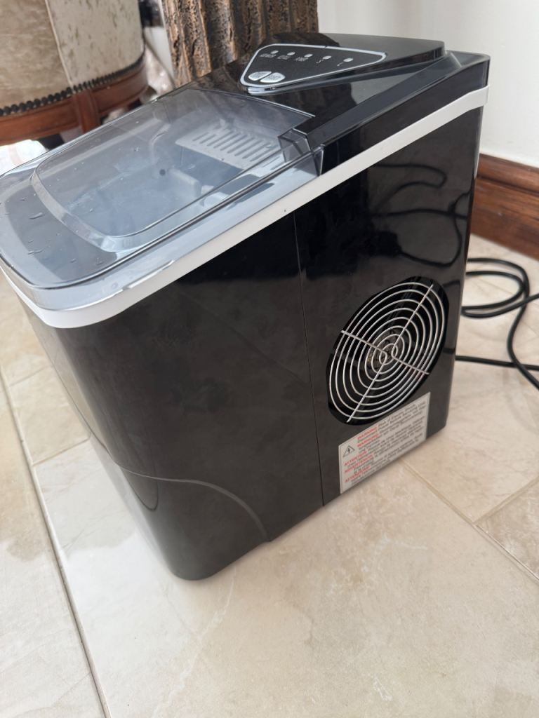 Black Portable Ice Maker Machine - New Condition