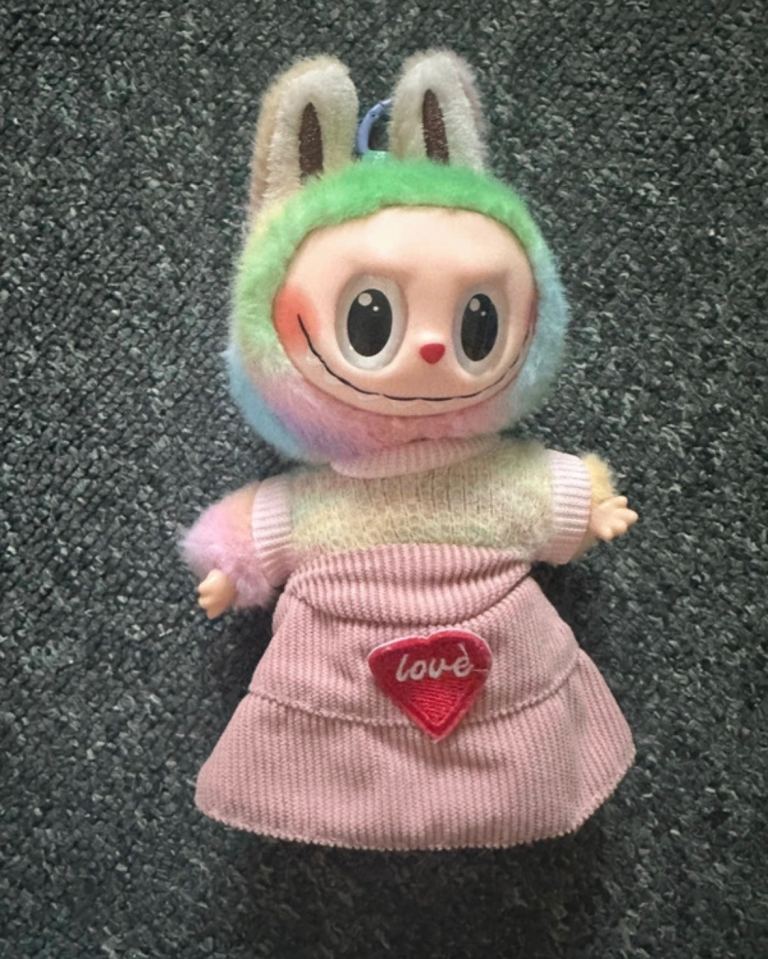 Pop Mart The Monsters Plush Keyring – Good Condition