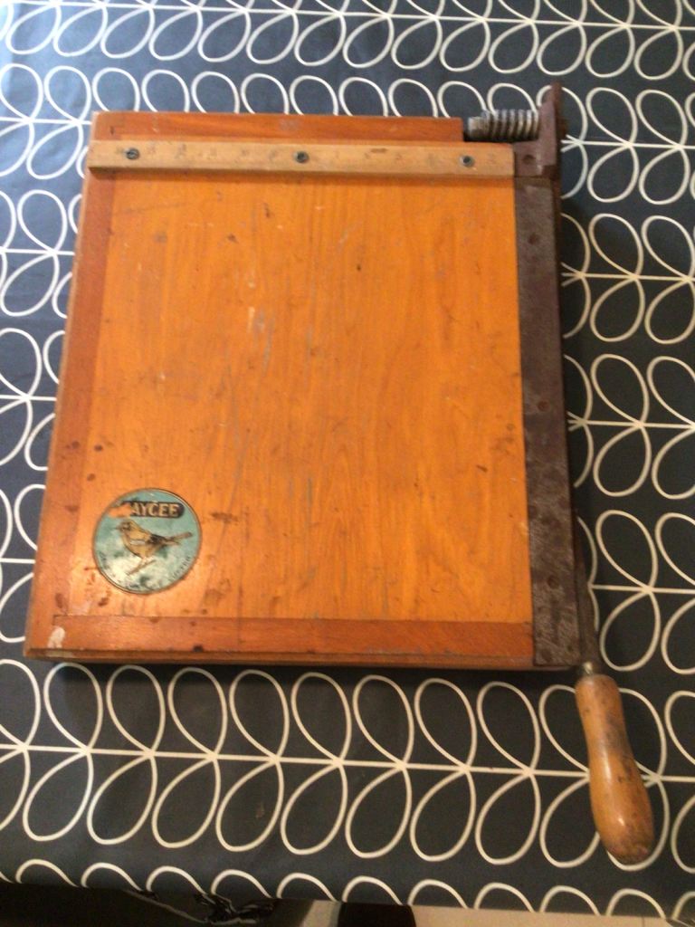 Vintage Wooden Jaycee Cutter