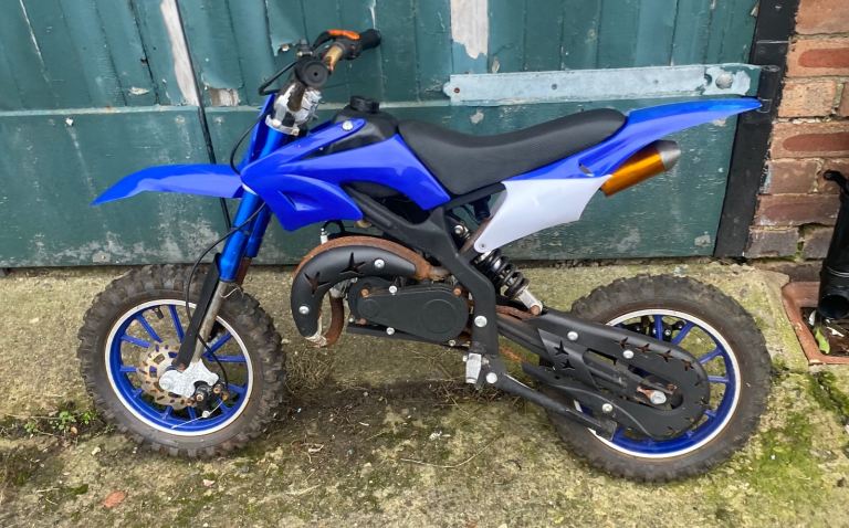 50cc Mini Dirt Bike – Blue (PW50 Style)