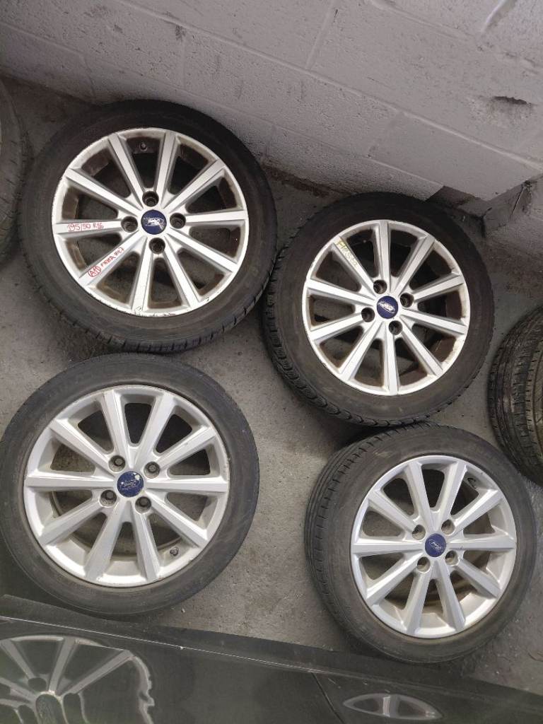 SALE !  FORD FIESTA MK7	2008-16	ALLOY WHEELS w. TYRES ; 195/50 R16