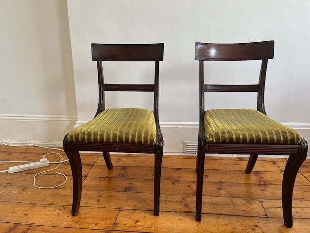 Regency dining chairs